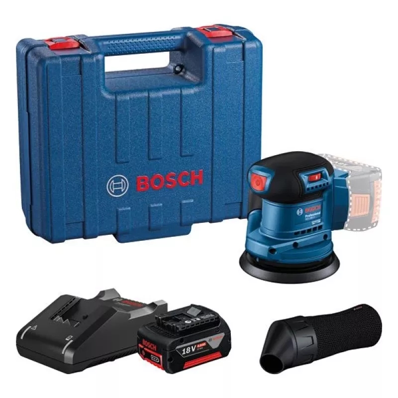 Bosch GEX 185-LI Professional ekscentriskā slīpmašīna 10000 OPM Zila