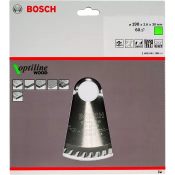 Zāģa asmeņi Bosch Optiline Wood 2608641188