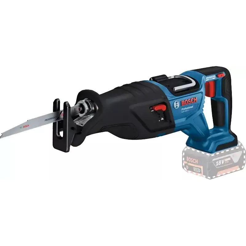 Virzuļzāģis Bosch GSA 185-LI Brushless 2900 spm Melns