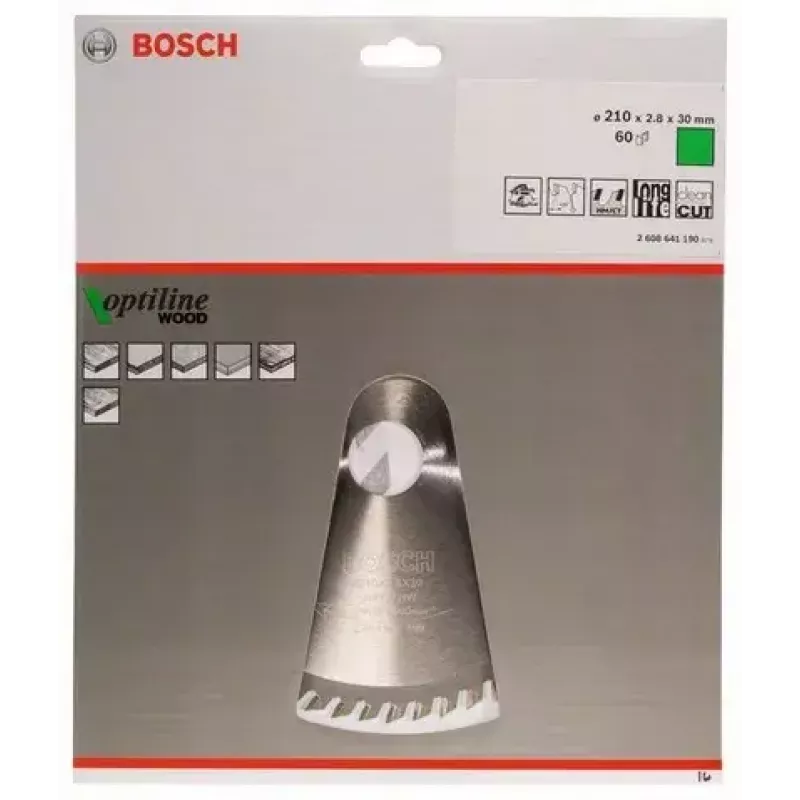 Bosch 2 608 641 190 ripzāģa asmens, 21 cm