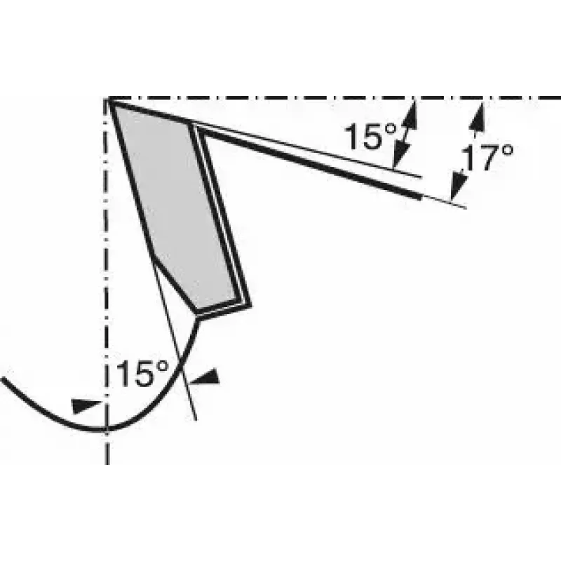 Bosch 2 608 641 190 ripzāģa asmens, 21 cm