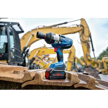 Bezvada triecienuzgriežņatslēga Bosch GDS 18V-1600 HC — griezes moments 1600 Nm, 18V akumulatoru sistēma