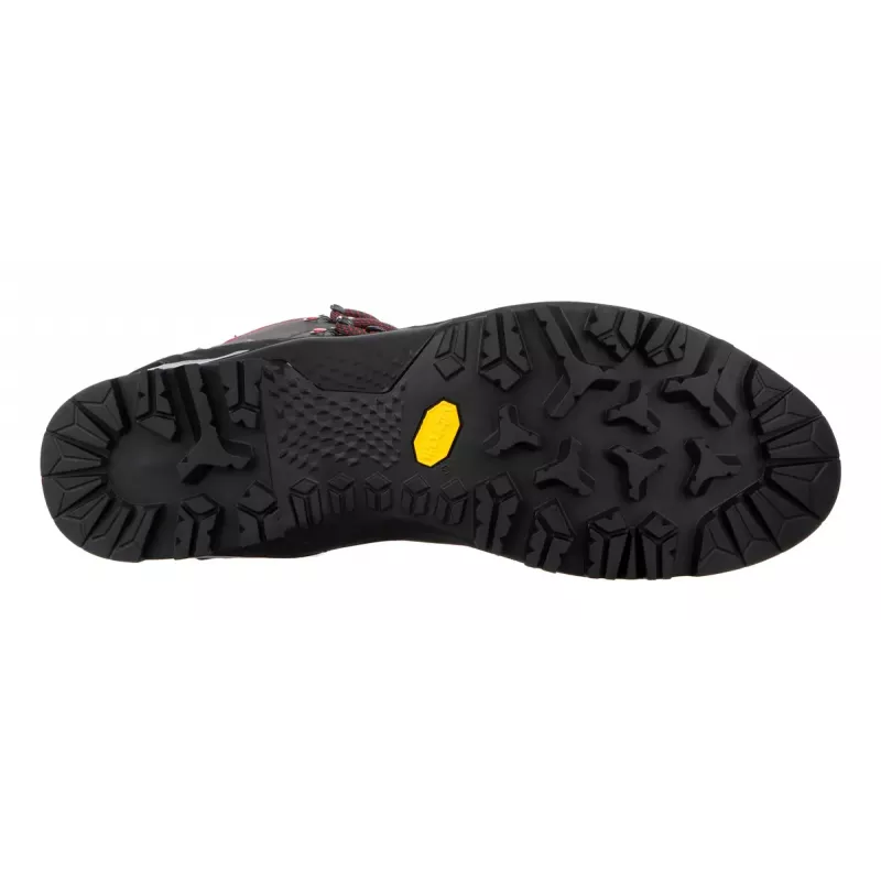 Salewa MTN Trainer Mid GTX vīriešu pieaugušo ogles pelēks sarkans āda zamšs Vibram
