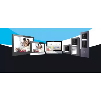 Video domofona sistēma Hikvision DS-KV8213-WME1(C) 2 MP pelēks