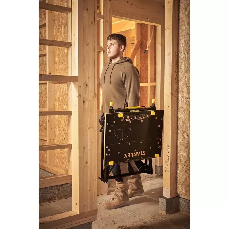 Kokapstrādes darbgalds Stanley STST83800-1 bambusa tērauds melns dzeltens 625mm