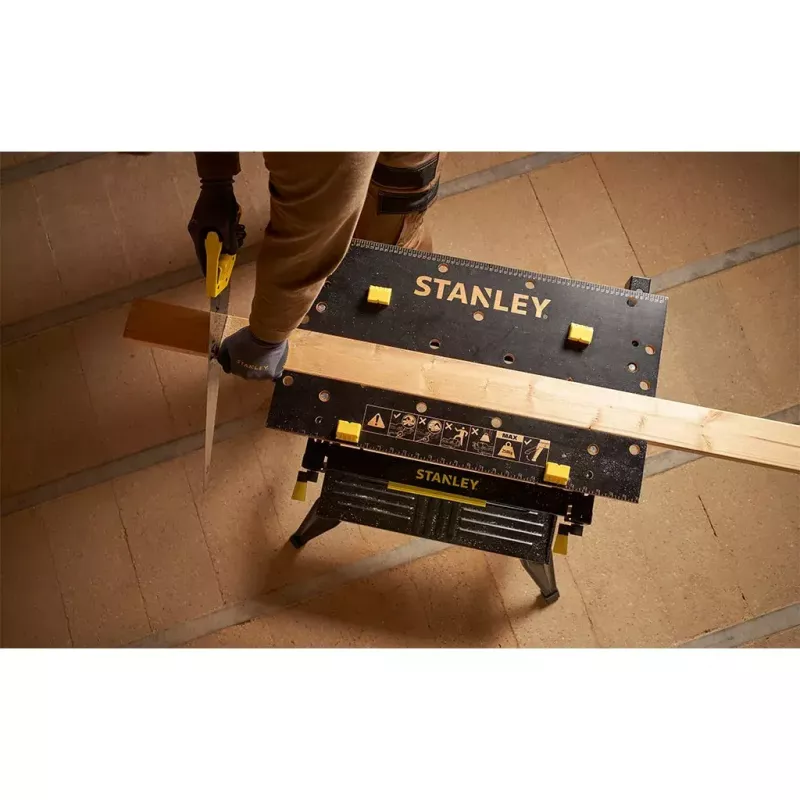 Kokapstrādes darbgalds Stanley STST83800-1 bambusa tērauds melns dzeltens 625mm