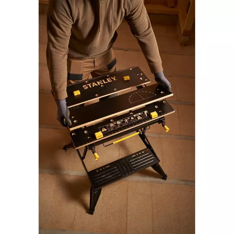 Kokapstrādes darbgalds Stanley STST83800-1 bambusa tērauds melns dzeltens 625mm
