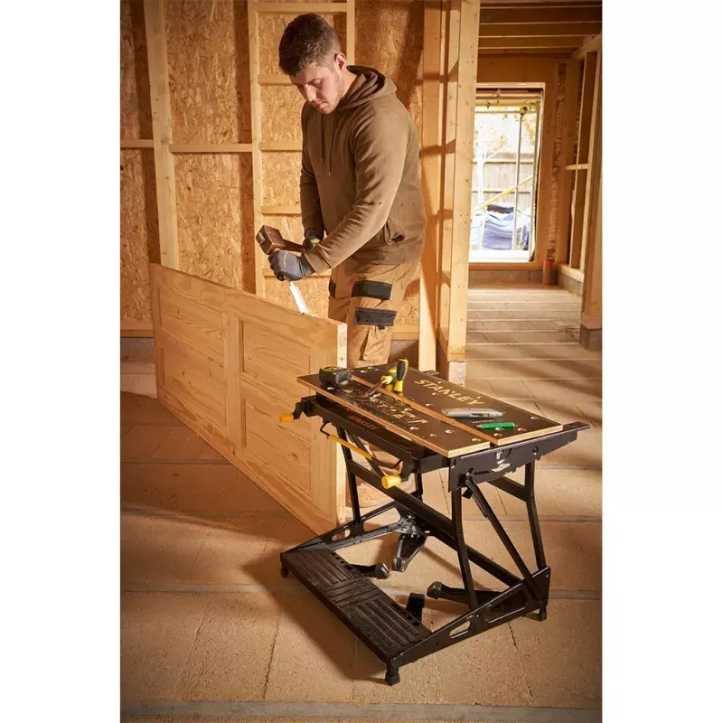 Kokapstrādes darbgalds Stanley STST83800-1 bambusa tērauds melns dzeltens 625mm