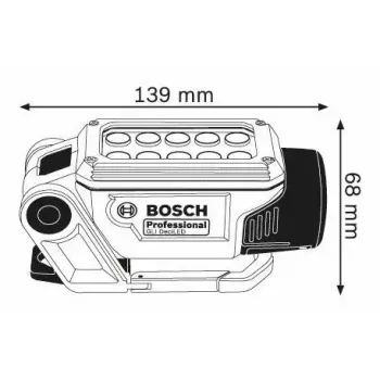 Bosch GLI DeciLED Professional zila, pelēka LED