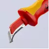 Utility Knife Knipex 98 55 SB Red dzeltena Fixed Blade