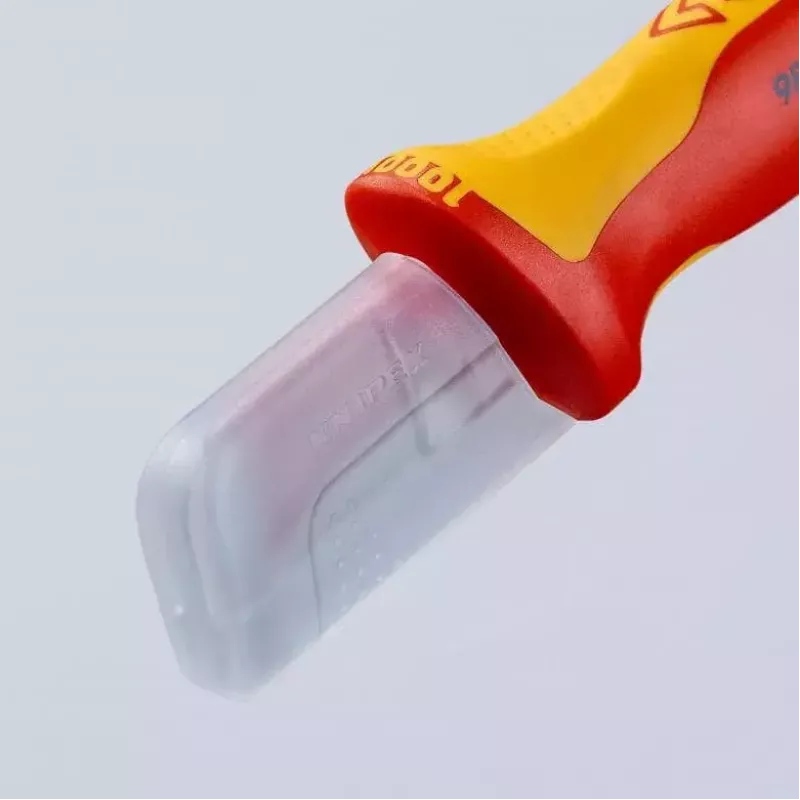 Utility Knife Knipex 98 55 SB Red dzeltena Fixed Blade
