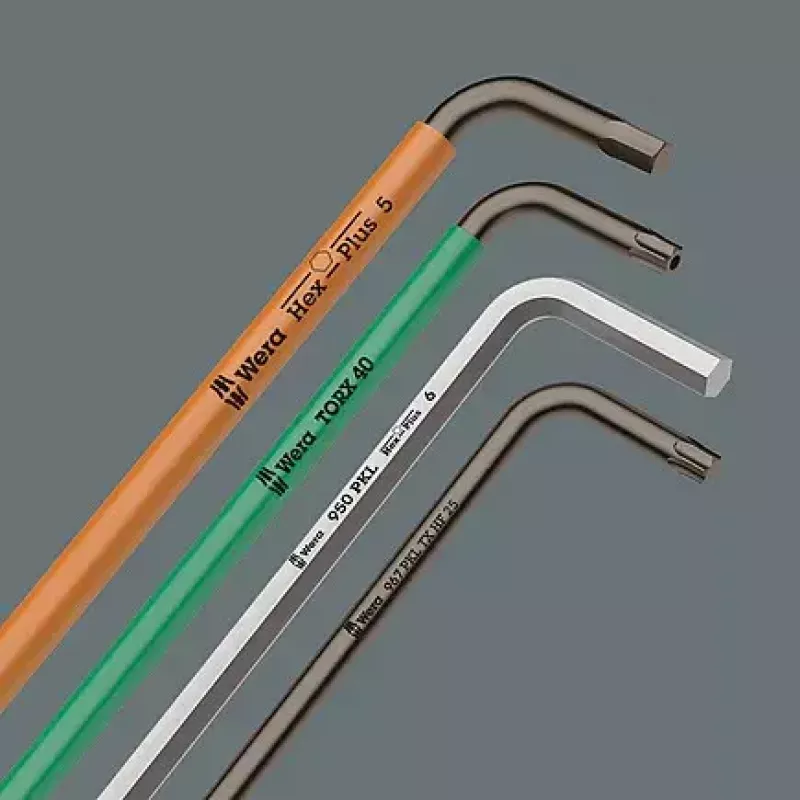 L veida Torx atslēgu komplekts Wera 967/9 TX BO