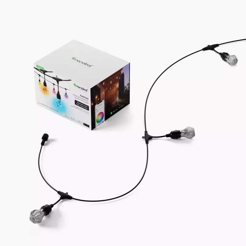 Āra virtenes gaismekļi Nanoleaf Essentials NF084E00-20SLO 15 m daudzkrāsu Matter