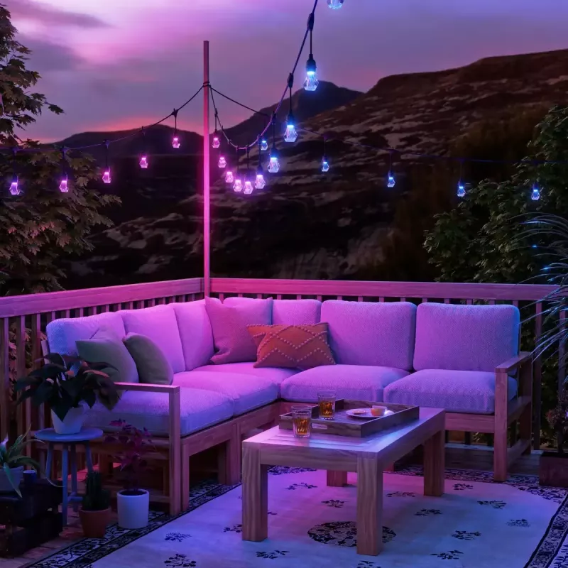 Āra virtenes gaismekļi Nanoleaf Essentials NF084E00-20SLO 15 m daudzkrāsu Matter