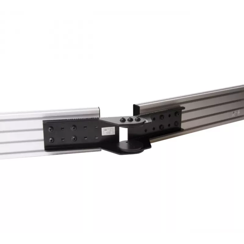 Leņķa regulēšanas savienotājs B-Tech BT8390 45° rotācija melns
