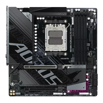 GIGABYTE B840M AORUS ELITE WIFI6E mātesplate - AMD Ryzen 9000 CPU, 10+2+2 fāžu VRM, līdz 8200MHz DDR5(O.C.), 2xPCIe 4.0 M.2, Wi-Fi 6E, 2.5GbE LAN, USB 3.2 Gen 2