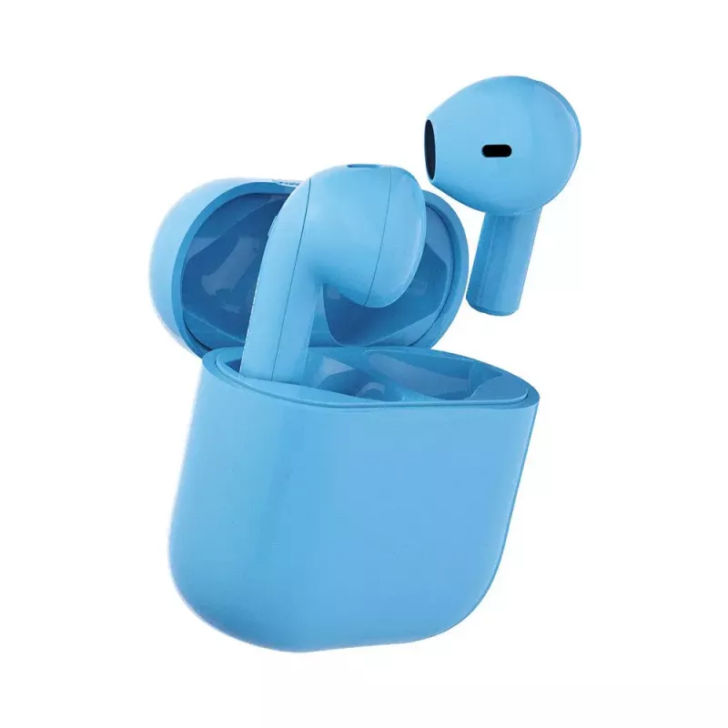 Austiņas Happy Plugs JOY True Wireless Stereo (TWS) ievietojamās, Bluetooth, 20–20000 Hz, zilas