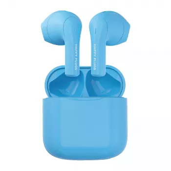 Austiņas Happy Plugs JOY True Wireless Stereo (TWS) ievietojamās, Bluetooth, 20–20000 Hz, zilas