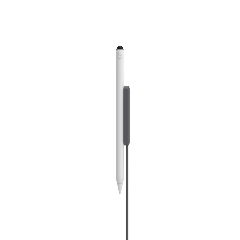 Irbuļa pildspalva ZAGG Pro Stylus 2 balta, saderīga ar Apple planšetdatoriem