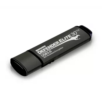 Kanguru Defender Elite30™ USB 3.0 16GB| Drošs zibatmiņas disks | FIPS 197 sertificēts, 256 bitu AES aparatūras šifrēšana (XTS režīms) | TAA atbilstošs|