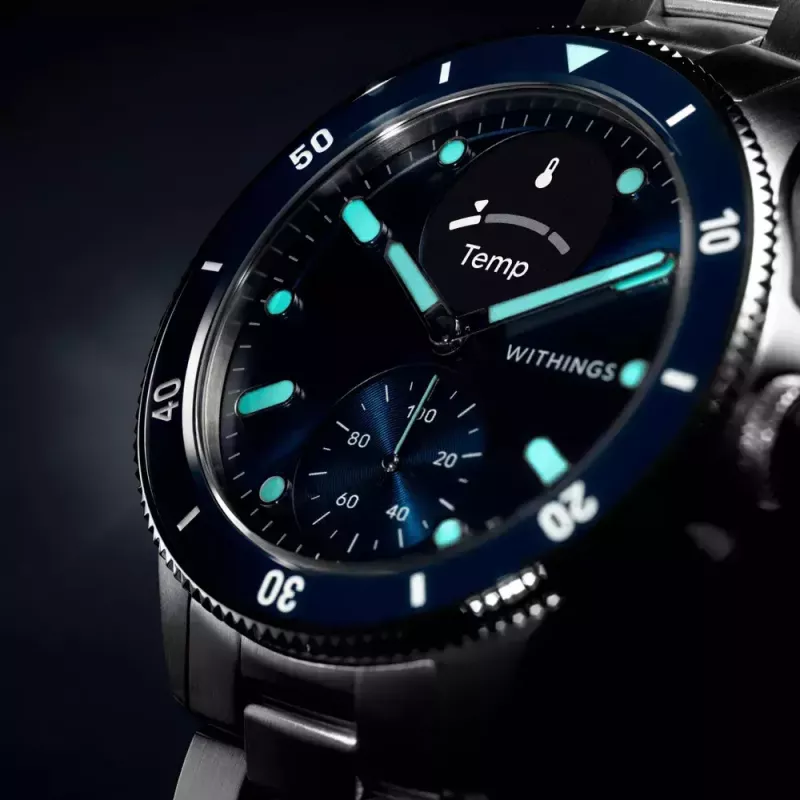 Smartwatch Withings ScanWatch Nova Nerūsējošais tērauds