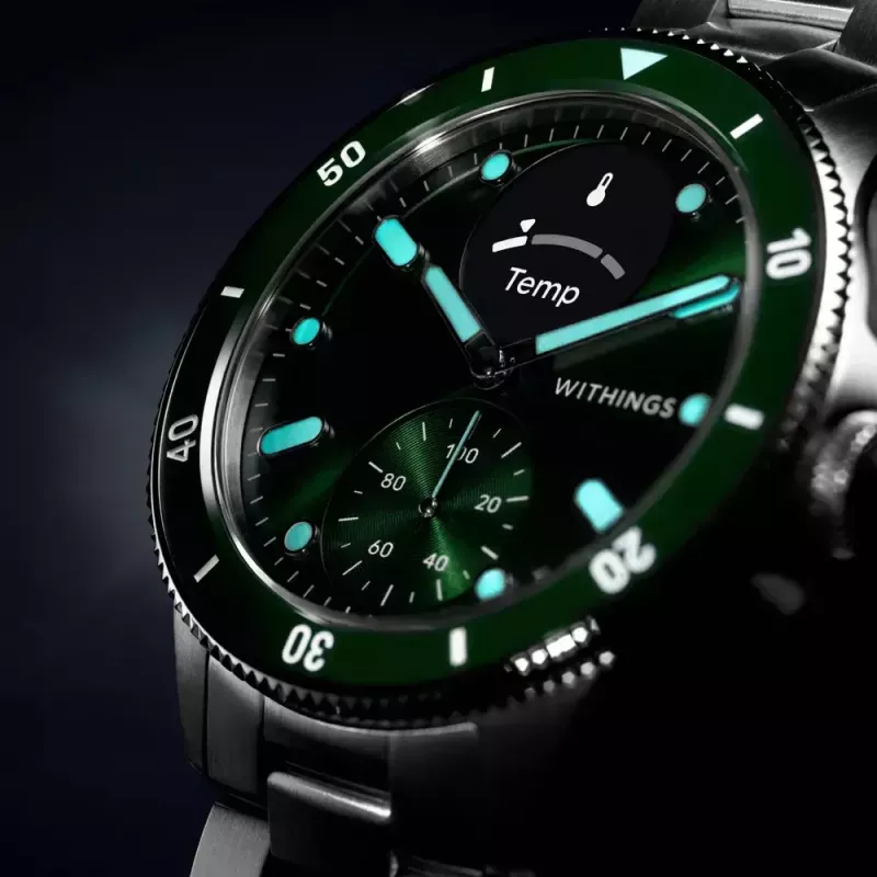 Viedpulkstenis Withings ScanWatch Nova Nerūsējošais tērauds