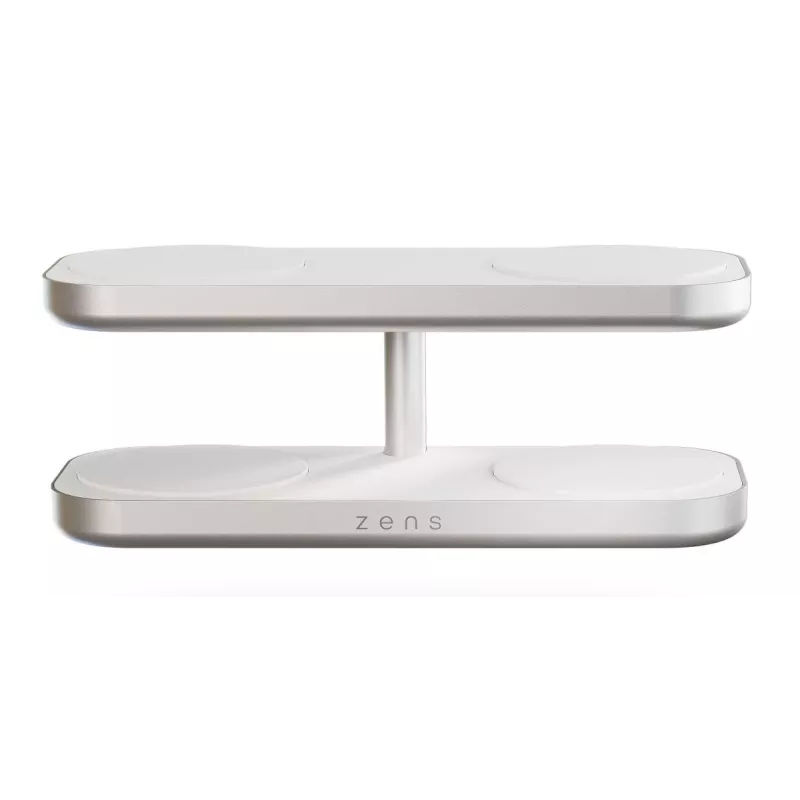 ZENS Quattro Wireless Charger Pro 4 Balts