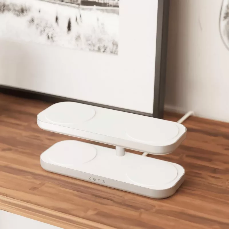 ZENS Quattro Wireless Charger Pro 4 Balts