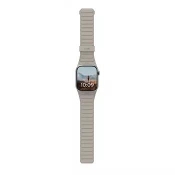 Urban Armor Gear Pathfinder silikona siksniņa Apple Watch, melna/titāna