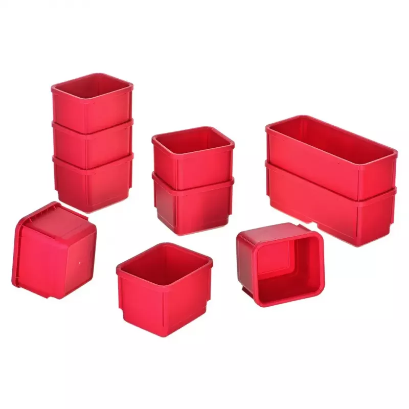 Kraujami glabāšanas konteineri Keter 250927 — 3 kraujamu tehno-polimēra organizētāju komplekts ar riteņiem un slēdzeni, 525×694×411 mm, melni