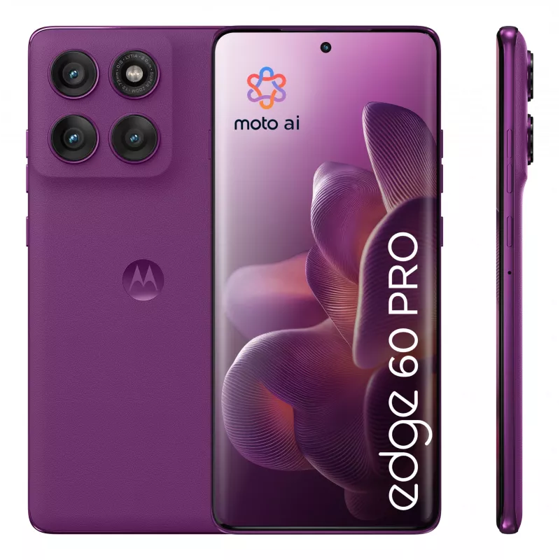 Motorola edge 60 pro 16,9 cm (6,67 collu) Dual SIM Android 15 5G USB Type-C 12 GB 512 GB 6000 mAh Violeta