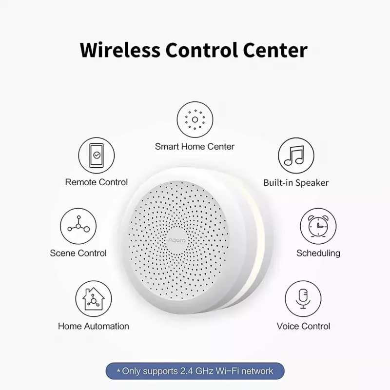 Viedās mājas centrmezgls, AQARA M1S Gen 2, HM1S-G02, Zigbee 3.0, Wi-Fi