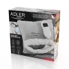Elektriskā sega Adler AD 7412 — vienas personas flīsa pārklājs, 80 W, 8 sildīšanas līmeņi, mazgājams, taimeris, pelēka