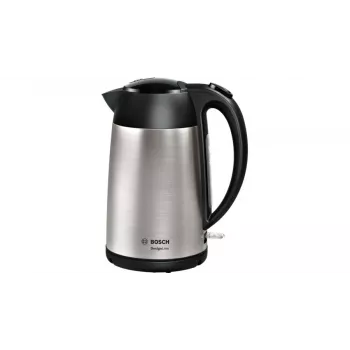 Bosch TWK3P420 elektriskā tējkanna 1,7 L 2400 W Melna, nerūsējošais tērauds