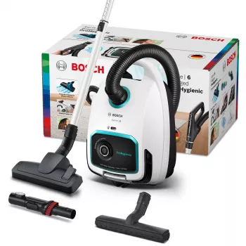 Bosch Serie 6 BGL6HYG1 putekļsūcējs 4.5 L cilindru putekļsūcējs Sausā tīrīšana 600 W Putekļu maiss