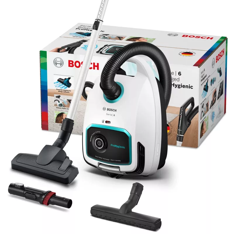 Bosch Serie 6 BGL6HYG1 putekļsūcējs 4.5 L cilindru putekļsūcējs Sausā tīrīšana 600 W Putekļu maiss