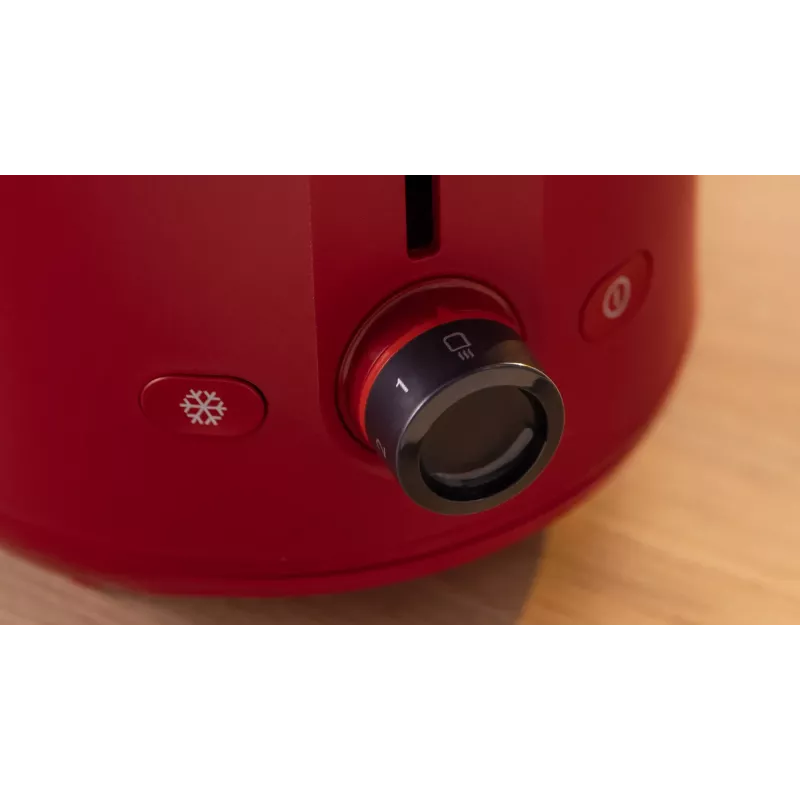 Tosteris Bosch TAT2M124 — 2 šķēļu 950 W, sarkans, maizes centrēšana, atkausēšana, pacelšana