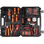 Mehāniķa instrumentu komplekts Yato YT-39009 — 68 detaļu komplekts, 1/4 collu piedziņa, melns futrālis