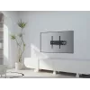 Sienas TV kronšteins TRACER TRAUCH47656 – regulējams slīpums +3° līdz -15°, elastīga svira, melns, piemērots 37 collu–70 collu televizoriem, max svars 40 kg, platums 450 mm, dziļums 35,5 cm