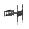 Sienas TV kronšteins TRACER TRAUCH47656 – regulējams slīpums +3° līdz -15°, elastīga svira, melns, piemērots 37 collu–70 collu televizoriem, max svars 40 kg, platums 450 mm, dziļums 35,5 cm