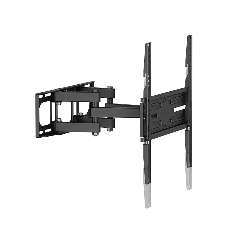 Sienas TV kronšteins TRACER TRAUCH47656 – regulējams slīpums +3° līdz -15°, elastīga svira, melns, piemērots 37 collu–70 collu televizoriem, max svars 40 kg, platums 450 mm, dziļums 35,5 cm