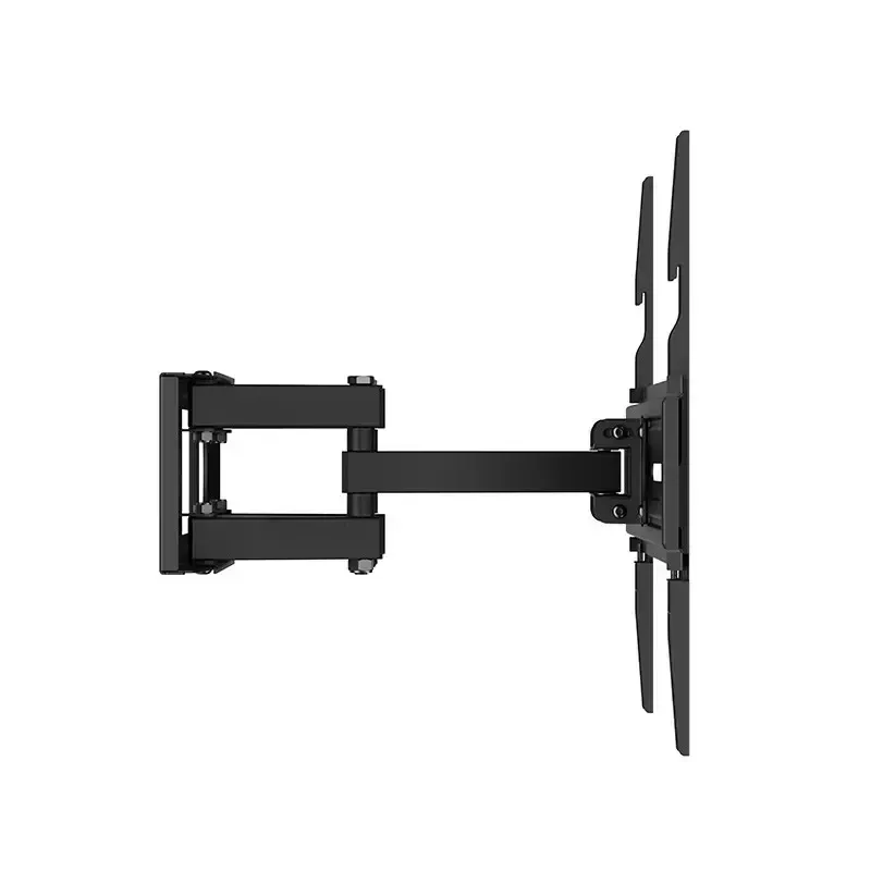 Sienas TV kronšteins TRACER TRAUCH47656 – regulējams slīpums +3° līdz -15°, elastīga svira, melns, piemērots 37 collu–70 collu televizoriem, max svars 40 kg, platums 450 mm, dziļums 35,5 cm