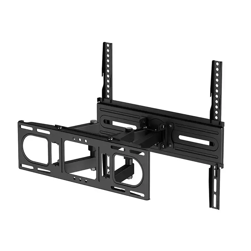 Sienas TV kronšteins TRACER TRAUCH47656 – regulējams slīpums +3° līdz -15°, elastīga svira, melns, piemērots 37 collu–70 collu televizoriem, max svars 40 kg, platums 450 mm, dziļums 35,5 cm