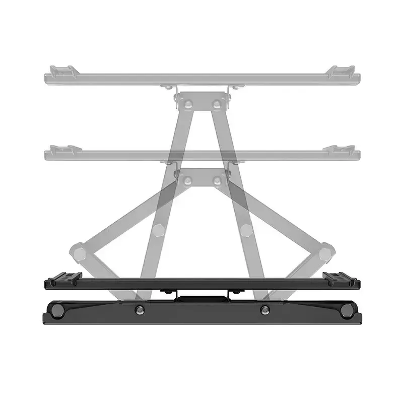 Sienas TV kronšteins TRACER TRAUCH47656 – regulējams slīpums +3° līdz -15°, elastīga svira, melns, piemērots 37 collu–70 collu televizoriem, max svars 40 kg, platums 450 mm, dziļums 35,5 cm
