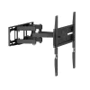 Sienas TV kronšteins TRACER TRAUCH47656 – regulējams slīpums +3° līdz -15°, elastīga svira, melns, piemērots 37 collu–70 collu televizoriem, max svars 40 kg, platums 450 mm, dziļums 35,5 cm