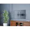 Sienas TV kronšteins TRACER TRAUCH47656 – regulējams slīpums +3° līdz -15°, elastīga svira, melns, piemērots 37 collu–70 collu televizoriem, max svars 40 kg, platums 450 mm, dziļums 35,5 cm