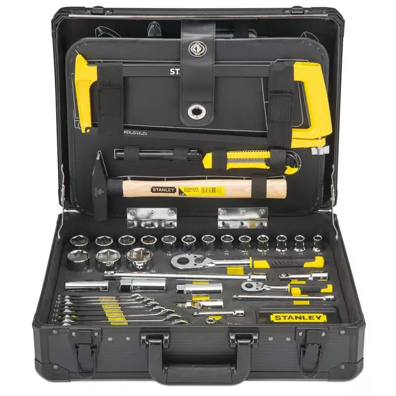 Mehānikas instrumentu komplekts Stanley STMT98109-1 142 instrumenti Melns Dzeltens
