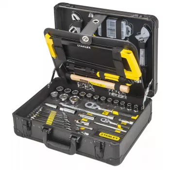 Mehānikas instrumentu komplekts Stanley STMT98109-1 142 instrumenti Melns Dzeltens