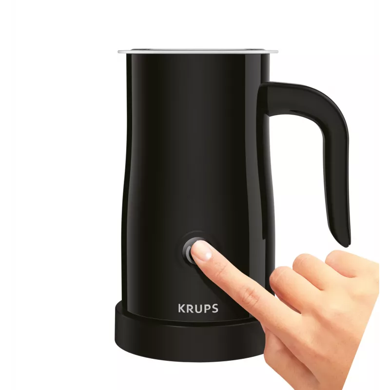 Krups XL1008 Automātiska piena putotāja/sildītāja, melna