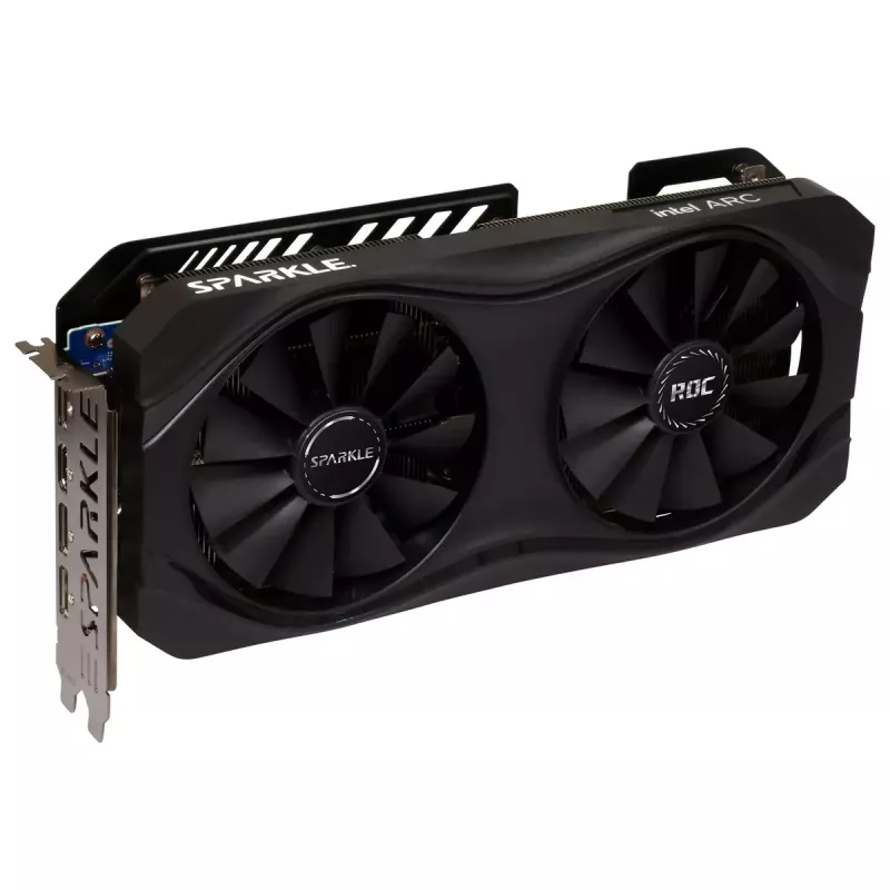 Grafikas karte Sparkle SA770R-16GOC — Intel Arc A770 ROC, 16 GB GDDR6, PCIe 4.0, 281×131×51 mm
